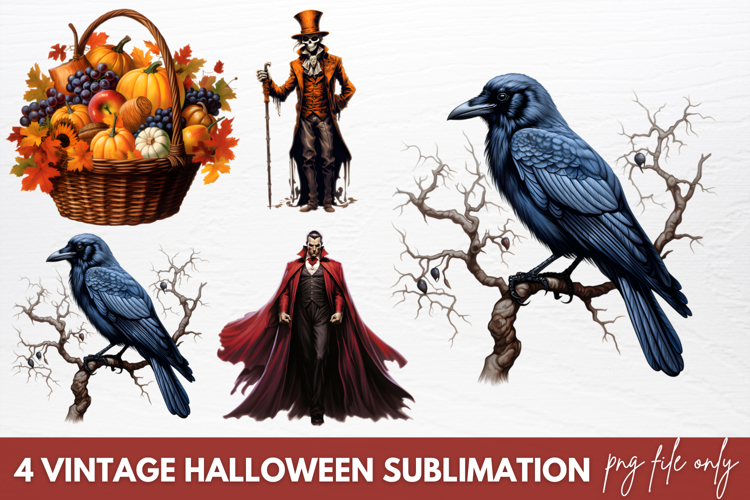 Vintage Halloween Clipart Image 4