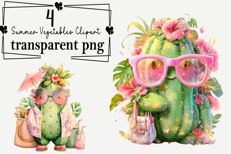 Summer Watercolor Clipart Image 6