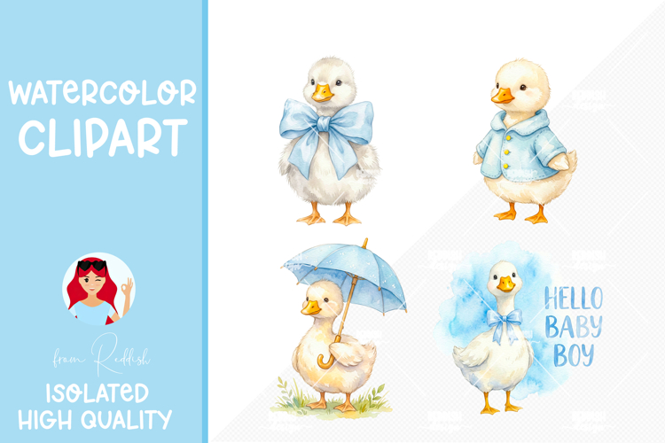 Cute Duck Clipart Image 21