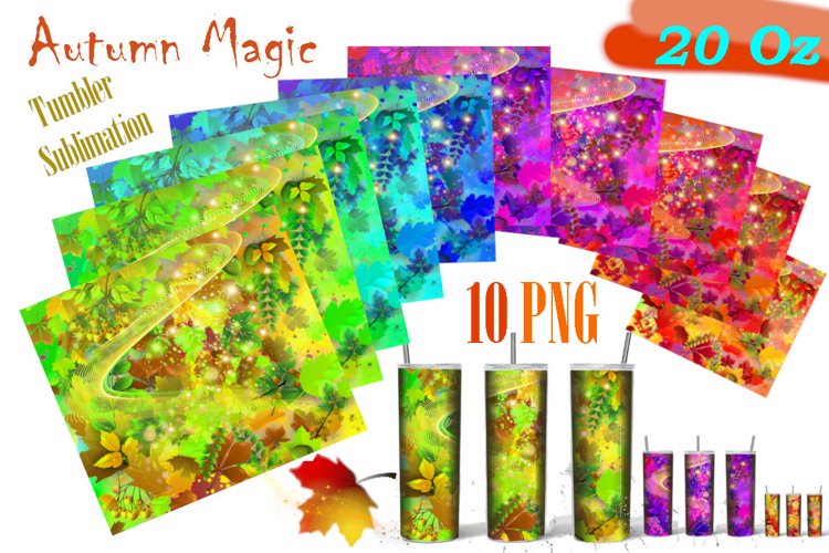 Autumn Magic 20 Oz Tumbler Sublimation example image 1