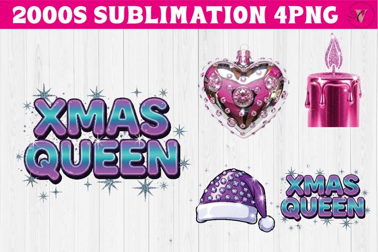 Retro 2000s sublimation | Y2K Christmas PNG