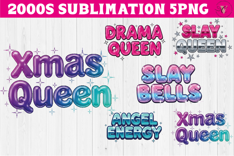 Retro 2000s sublimation | Y2K Christmas PNG