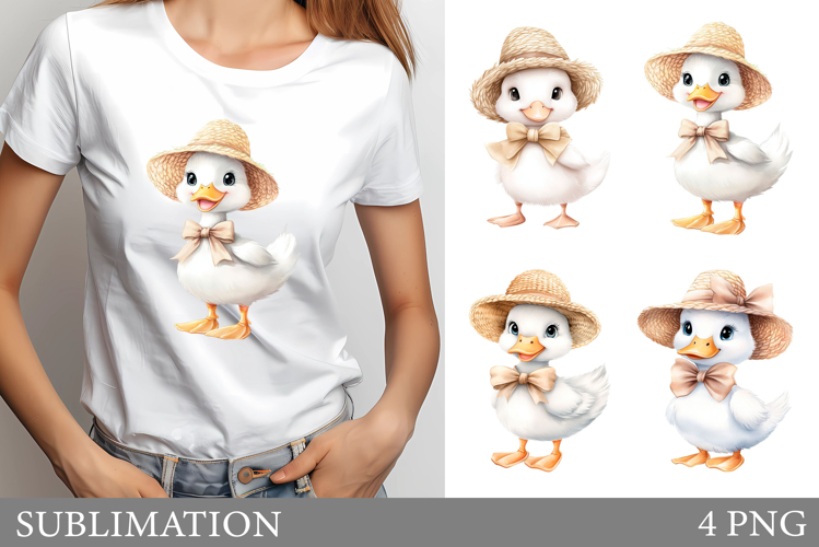 Cute Duck Clipart Image 3