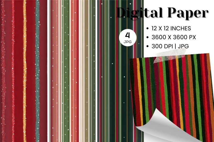 Stripe Pattern Background Gift Wrap Wallpaper Digital Paper