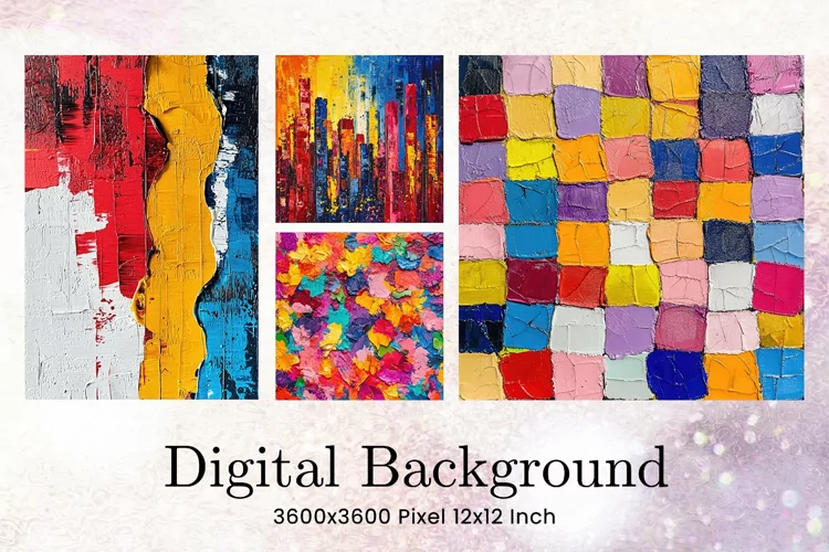 Paint Texture Wall Art Splash Background_4