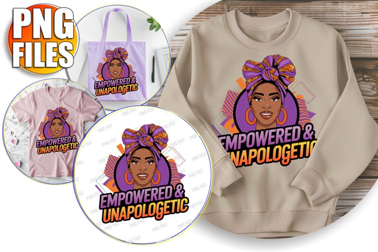 Sweet TSHIRT Art PNG, Afro Woman