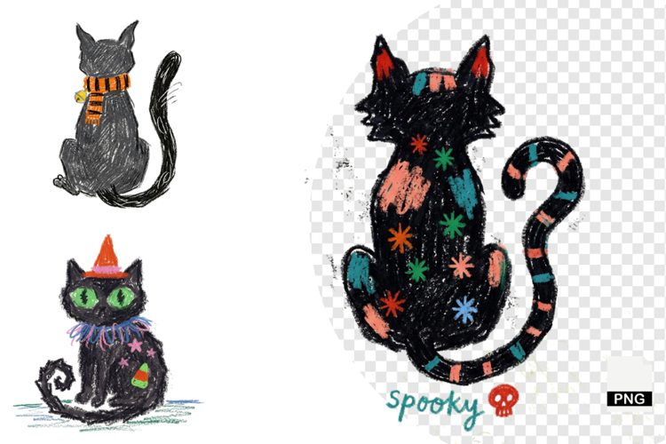Halloween Cat Clipart Image 7