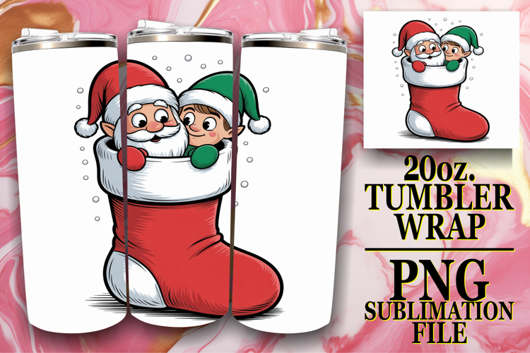 Christmas Tumbler Wrap Image 2