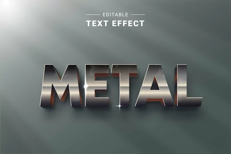 Editable Text Effect for Illustrator. Vector Graphic styles