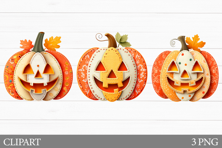 Halloween Pumpkin Clipart. Pumpkin Sublimation