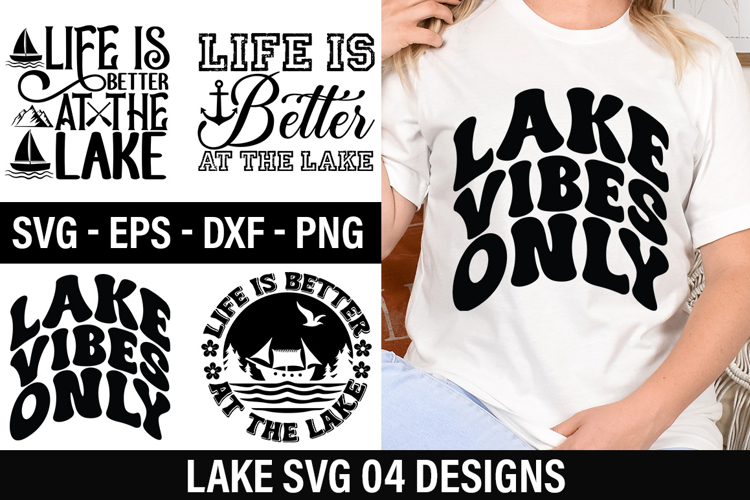 Lake Quotes Design - Life Is Better At The lake