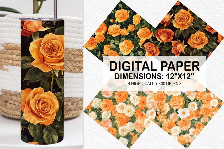 Orange Background Image 6