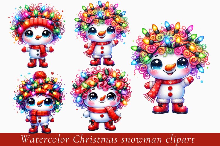 Christmas Watercolor Png Image 8