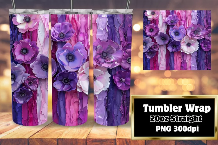 Sublime 20oz Tumbler Pattern: Stripes & Florals
