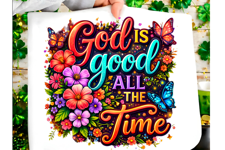 God is Good All the Time Christian PNG