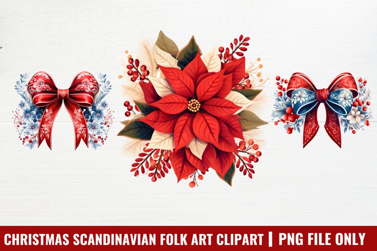 Christmas Watercolor Clipart