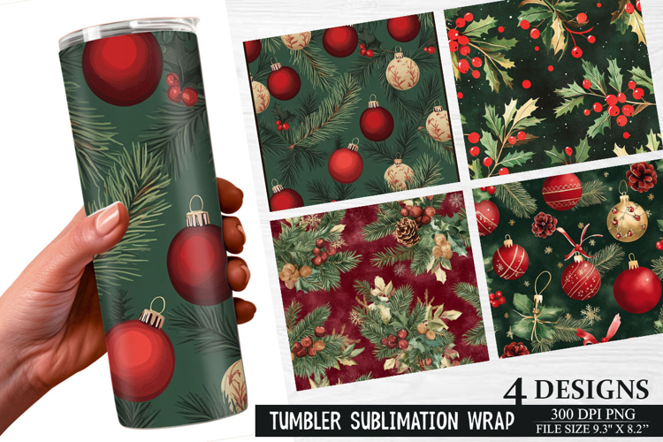 Christmas Tumbler Wrap Image 5