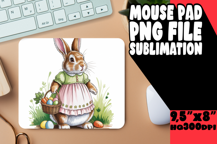 TIMELESS DESK PAD FUN PNG, Easter Bunny