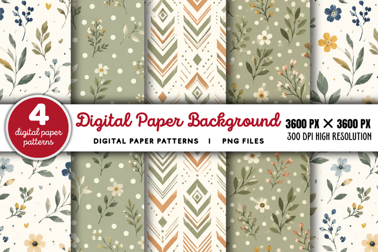 Digital Paper Backgrounds PNG