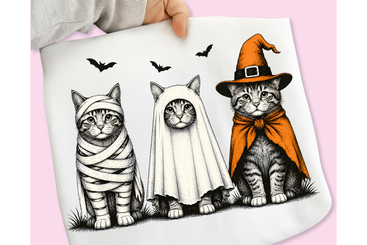 Trending Halloween PNG, Spooky Season PNG, Halloween Cat PNG