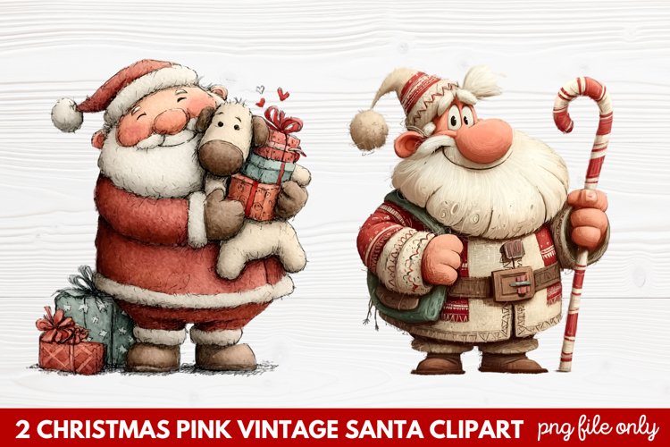 Cute Santa Clipart Image 4