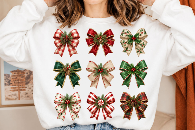 Christmas Bow PNG Image 7
