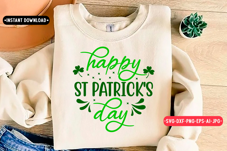 happy st Patricks day SVG Design