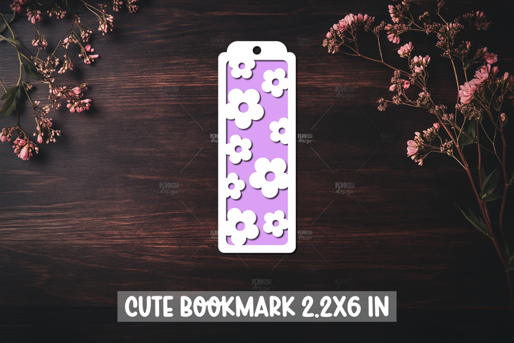 Floral Bookmarks Paper cut SVG Laser cut,Cricut,Silhouette