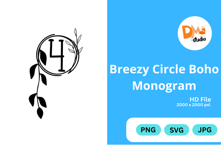 Cricut Monogram Svg Image 9
