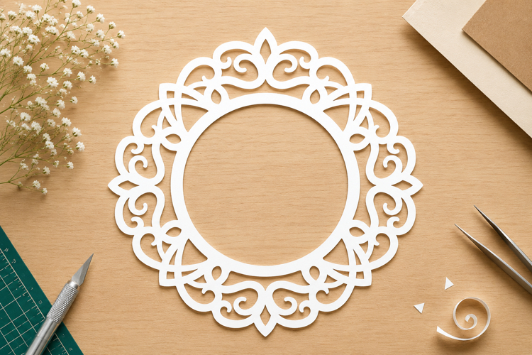 Round Monogram Svg Image 13