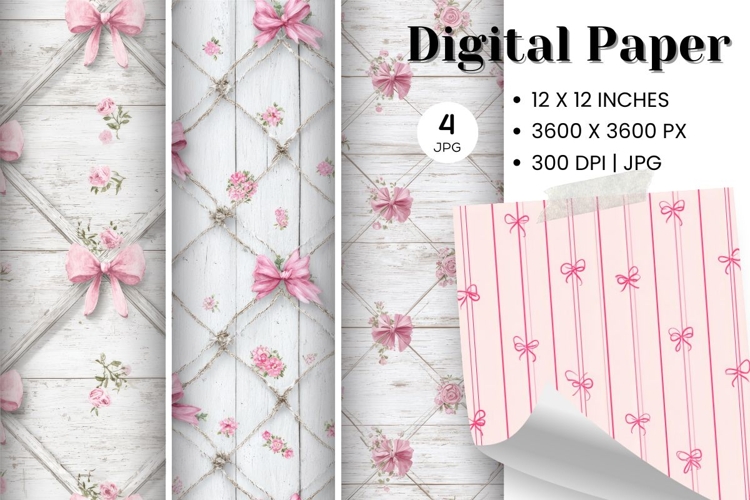 Flower Pattern Background Wallpaper Digital Paper_11