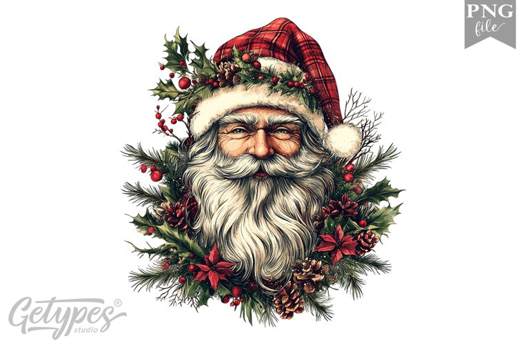 Santa Christmas Clipart Image 18