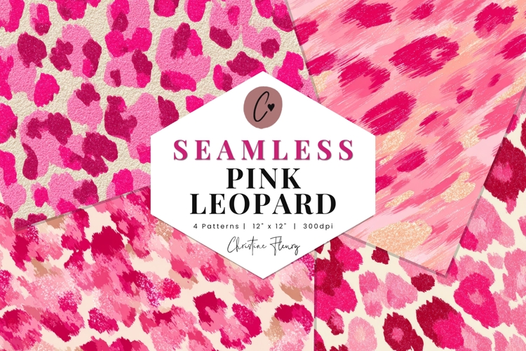 Seamless Pink Girly Digital Paper
