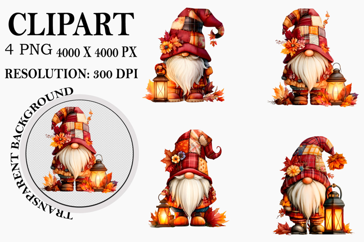 Cute Gnome Clipart Image 6