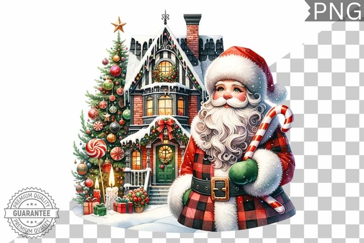 Santa Christmas Clipart Image 4