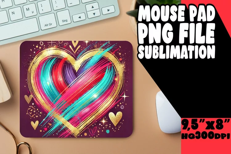 UNIQUE DESK PAD FUN IDEAS, Heart