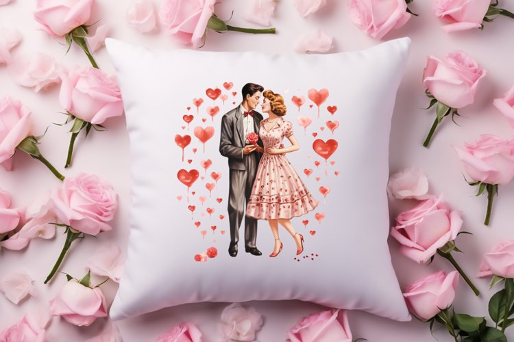 Valentines Day Couple Clipart, Valentines Clipart