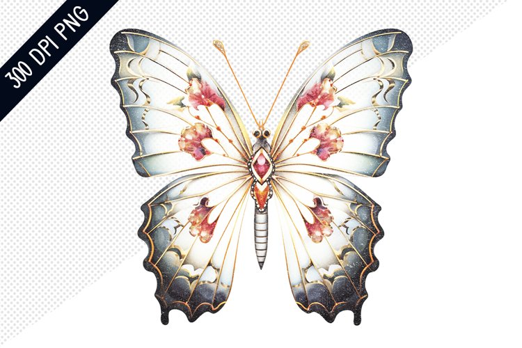 Bejeweled Butterfly Sublimation - Butterfly Sublimation example image 1