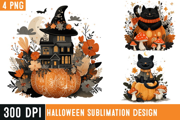 Halloween Sublimation Design,Halloween Clipart png
