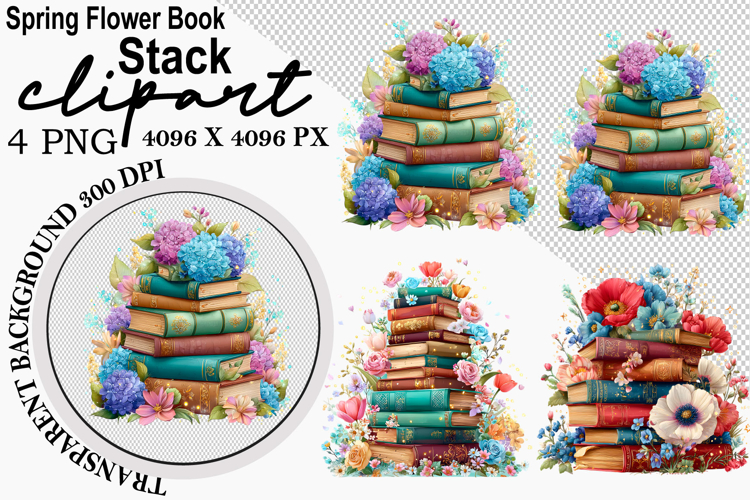 Book Stack Png Image 12