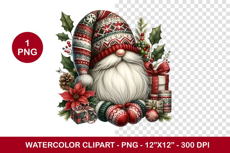 Christmas Gnome Clipart Image 23