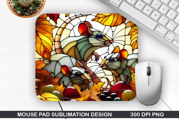 Halloween Rats Mouse Pad Sublimation,Halloween Mouse Pad PNG