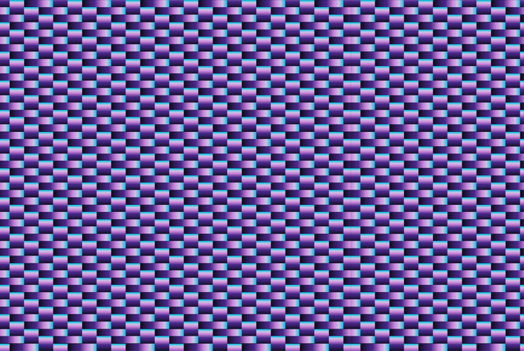 Purple gradient geometric weave seamless pattern background