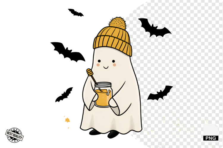 Cute Halloween Ghost Clipart
