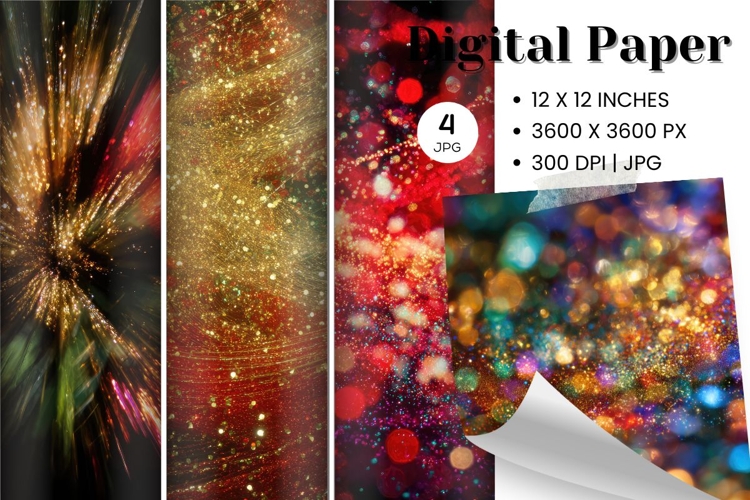 red glitter Background Wallpaper Sparkles Digital Paper_100