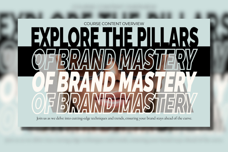 Bold Minimalism Brand Mastery Banner