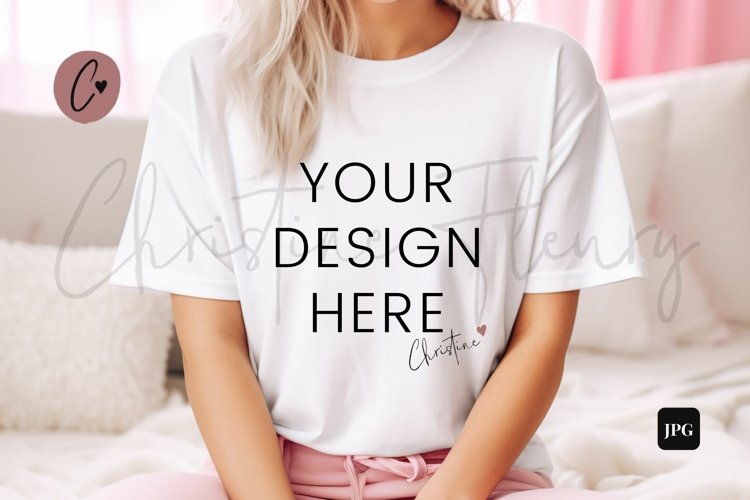 Valentines Day Bella Canvas 3001 Mockup