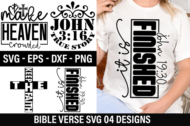 Bible Verse SVG Design - make heaven crowded