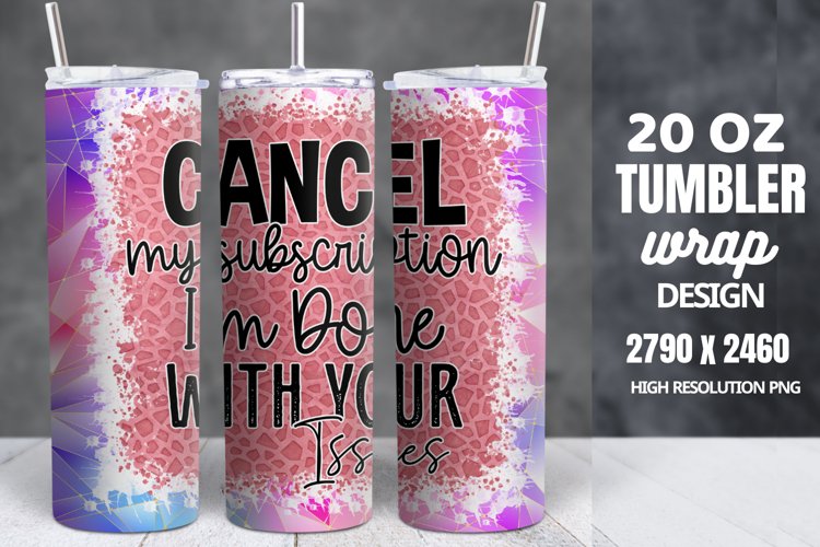 Funny Quotes 20oz Skinny Tumbler Sublimation, Sarcastic example image 1