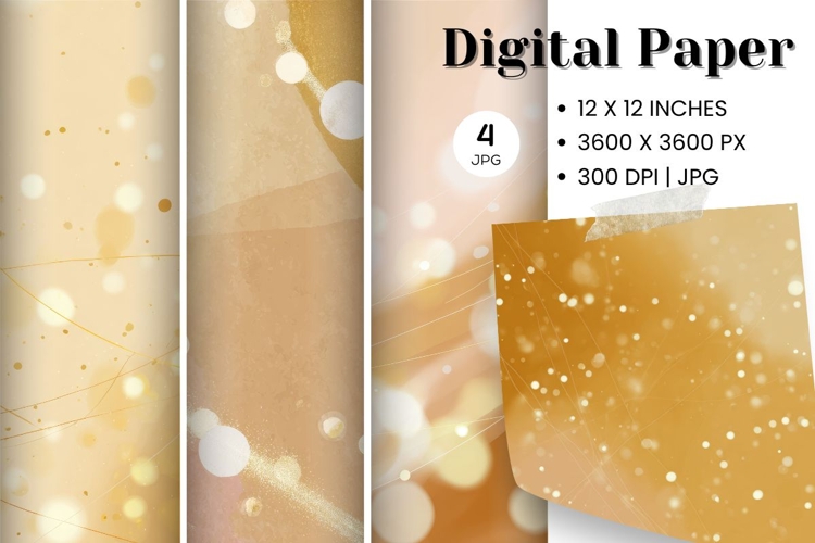 gold glitter Background Wallpaper Sparkles Digital Paper_4